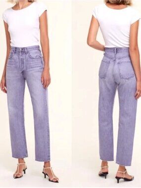 AGOLDE | 90s Pinch Waist Ashberry Lilac Lavender Purple Straight Leg Sz 25
